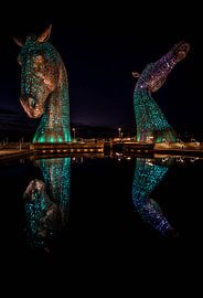 Die Kelpies, Schottland von Wim Westmaas
