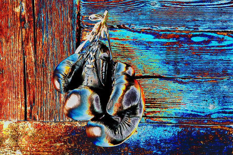 Pop Art Style Boxing Gloves by Jürgen Wiesler