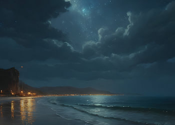 Strand bei Nacht v2