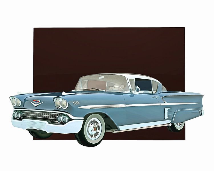 Voiture classique –  Oldtimer Chevrolet Impala Special Edition par Jan Keteleer
