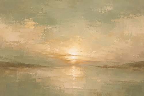 Sonnenuntergang | Wasser | Erdverbunden | Gelassen