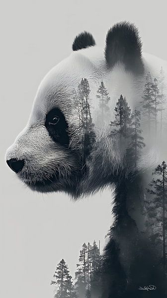 Pandabär / Pandabär von Gelissen Artworks