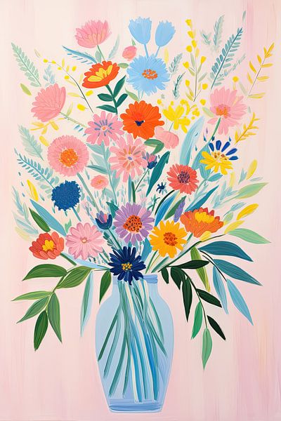 Fleur and colour 17 by Bert Nijholt