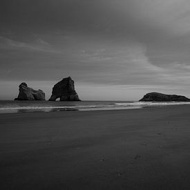 Wharariki Beach, New Zealand sur Bas Glaap