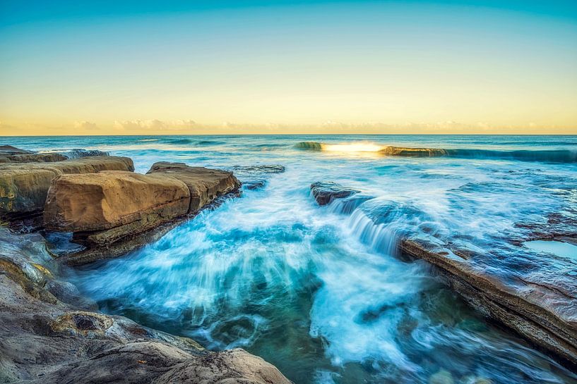 Reef Flow - La Jolla Küste von Joseph S Giacalone Photography