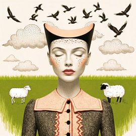 In the moon by Ellen Novara-da Lima