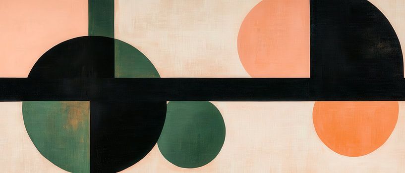 Abstrakte geometrische Komposition von Poster Art Shop