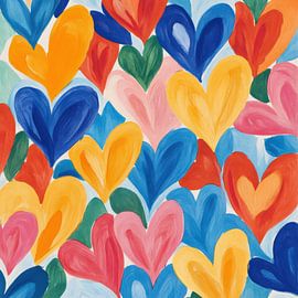Gouache amour sur Kunstkabinet