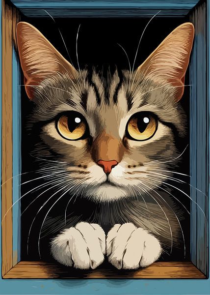 Sadness Cat by Rizal Azhari