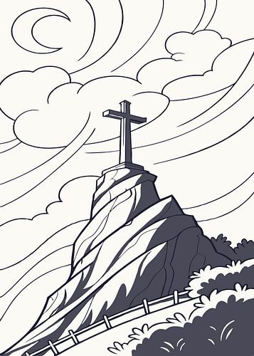 Het kruis op de heuveltop