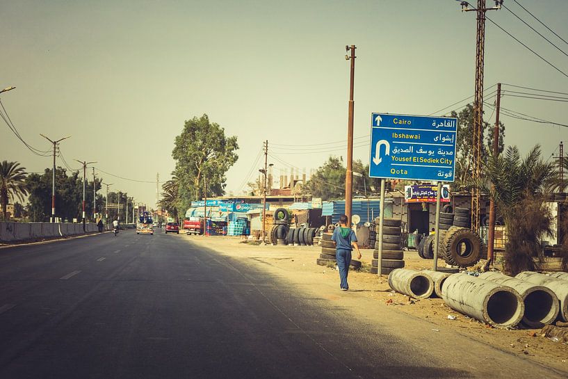 Die Straßen von Ägypten (Kairo und Fayoum) 12 von FotoDennis.com | Werk op de Muur
