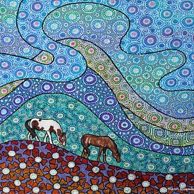 Grazing in the Valley by Manon Elmendorp