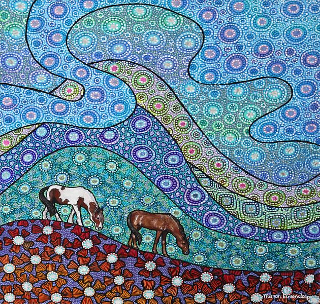 Grazing in the Valley by Manon Elmendorp