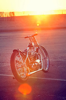 Mark Drews Solitary Confinement Triumph chopper