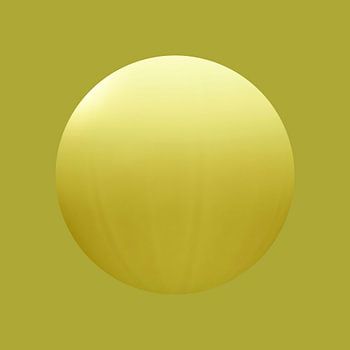 Moderne Abstraktion. Minimalismus. Gelber Ocker.