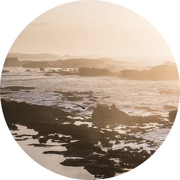 Romantische zonsondergang in Marokko