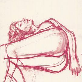 Modell Zeichnung-27_1995 von Hans Zantman