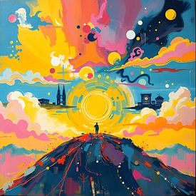 Rayonnant de bonheur sur Jolique Arte