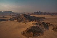 Luchtballonvaart over de Namib-woestijn Namibië, Afrika