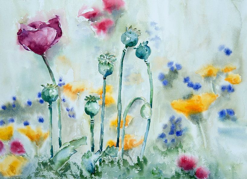 Fleurs des champs par Monique Londema