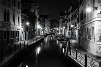 Schwarz-weißes Venedig