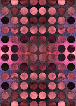 MELANGE of Purple-Coral-Rust-2 von Pia Schneider