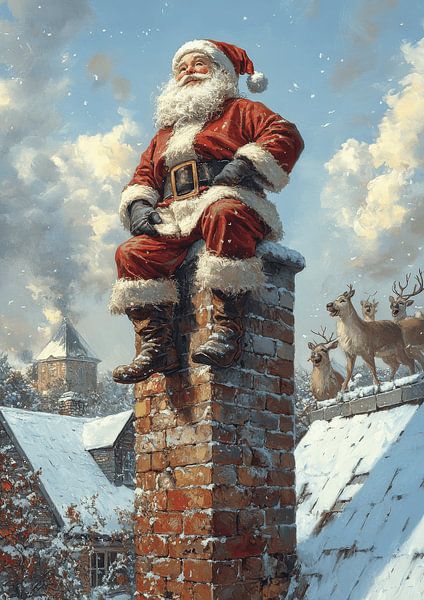 Weihnachten lustiges Poster von crack head