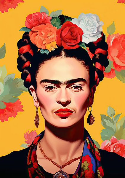 Frida Poster - Frida Kunstdruck von Niklas Maximilian