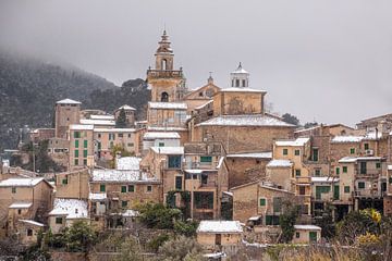 Valldemossa in de sneeuw, Mallorca