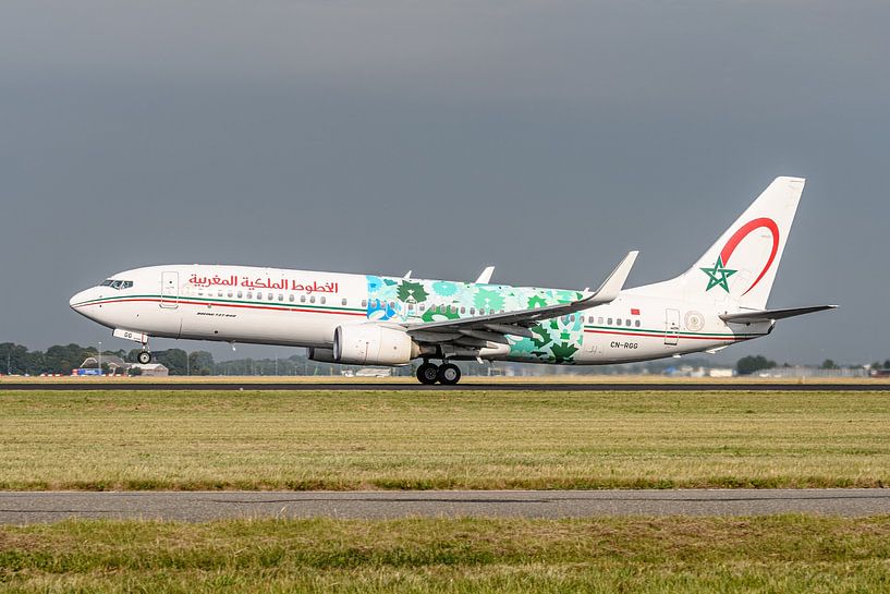Royal Air Maroc Boeing 737-800 with special livery. by Jaap van den Berg