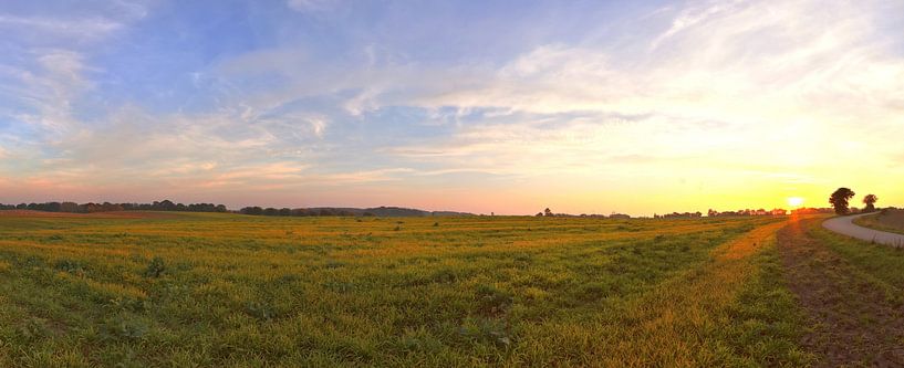 Panorama of a sunset in beautiful landscape by MPfoto71