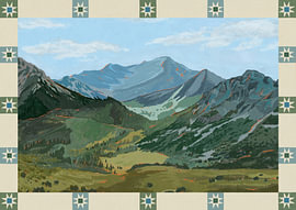 Malerisches Alpental von Sophia Holgate