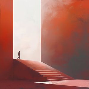 Red Stairs : Descente minimaliste sur Surreal Media