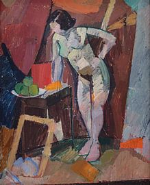 Standing Female Nude, Edvard Weie