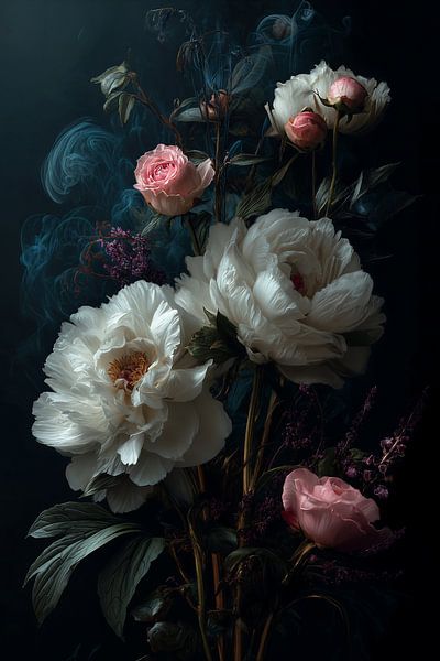 Still Life with Peonies and Roses no.5 by Studio BB