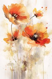 Coquelicots sur Bert Nijholt