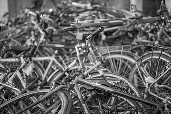 Eindstation van de fiets