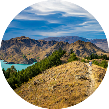 wandelen bij lake Benmore van Antwan Janssen