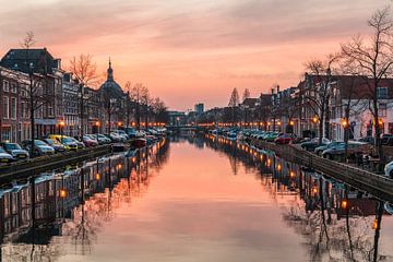 Leiden - winter sunset on old vest (0050) by Reezyard