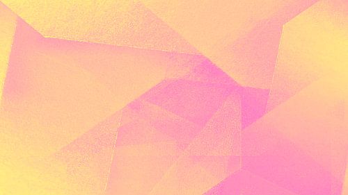 Sunrise pastel, modern abstraction in orange pink by FRESH Fine Art