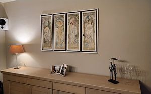 Les moments de la journée - Alphonse Mucha
