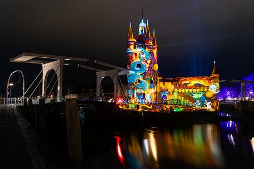 Zierikzee illumine Zuidhavenpoort