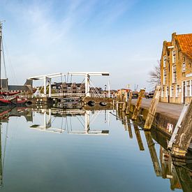 Zuidhavenpoort Zierikzee en oude haven van Jan Poppe