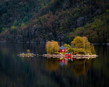 Île de rêve en Norvège
