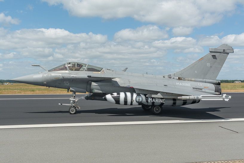 Schöne Dassault Rafale M (Marine-Version) aus Frankreich während des NATO-Tiger-Treffens 2014 auf de von Jaap van den Berg