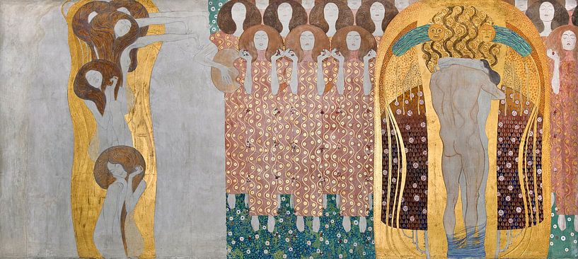 Beethovenfries; Tafel 8, Gustav Klimt - 1910 von Het Archief