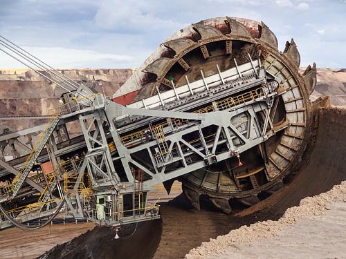 Roue à aubes d'un colosse