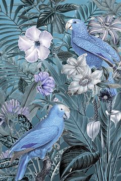 The Return of the Parrots blue version by christine b-b müller