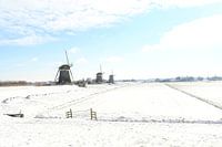 Mills in the snow