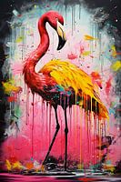 Kleurrijke flamingo